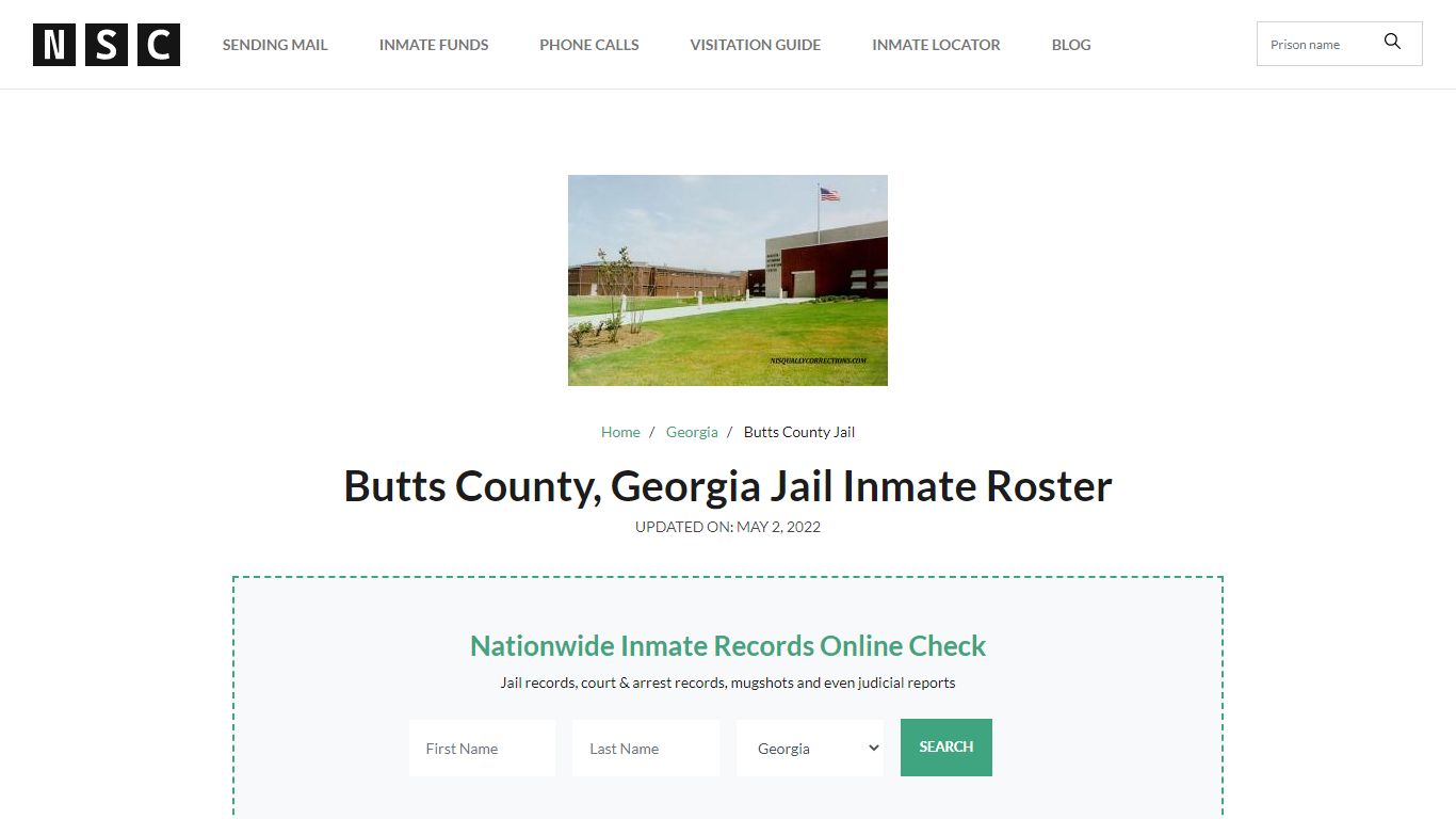 Butts County, Georgia Jail Inmate List